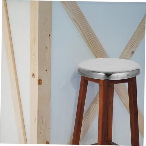Amosfun Versatile Stainless Steel Stool Seating Part Round Chair Seat Pad Bar Stool Supply in Saudi Arabia