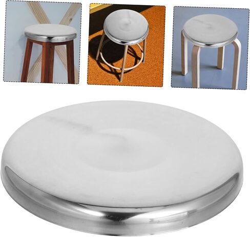 Amosfun Versatile Stainless Steel Stool Seating Part Round Chair Seat Pad Bar Stool Supply in Saudi Arabia