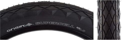 Origin8 Supercell Wire Bead Fat Bike Tires, 26 x 4.0, Black/Black in Saudi Arabia
