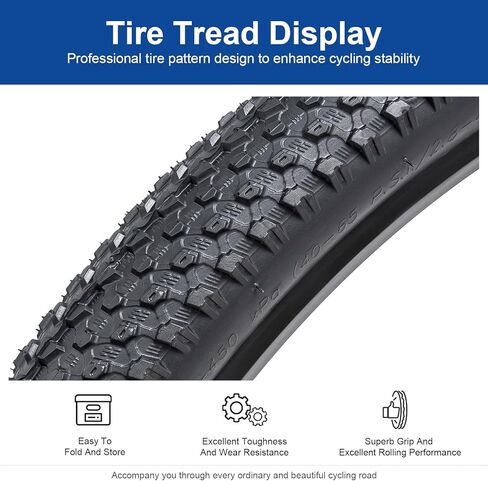 26x1.95 (50-559) إطار الدراجة 26 بوصة دراجة مناسبة لـ 26x1.90 26 × 1.95 26x2 in Saudi Arabia