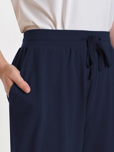 Weintee Women's Capri Sweatpants Joggers with Pockets 2 Pack in Saudi Arabia