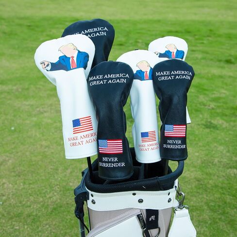 أغلفة رأس نادي Golf Club - يغطي سائق الجولف المضحك أغطية Fairway و Hybrid مع علامات رقم قابلة للتبديل ونموذج الأندية القياسية وأغطية Golf Club للرجال والنساء in Saudi Arabia