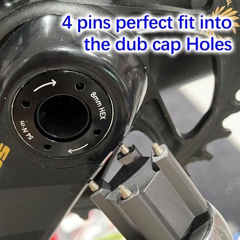 Dub Crank Arm Cap Installation Removal Tool for SRAM BB30, Dub Crankset Self-extracting Cap Extractor Tool, Aluminum in Saudi Arabia