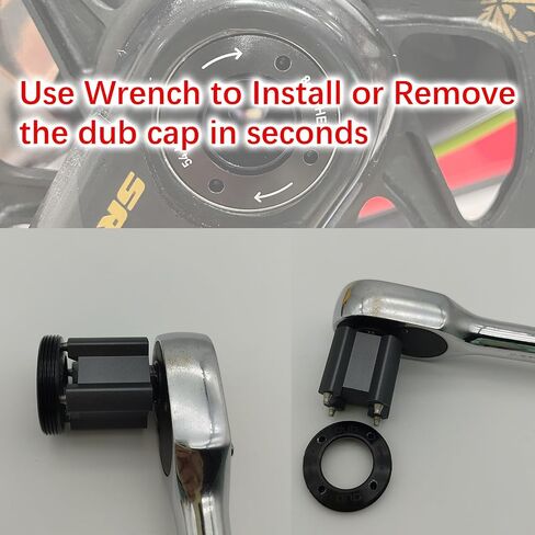 Dub Crank Arm Cap Installation Removal Tool for SRAM BB30, Dub Crankset Self-extracting Cap Extractor Tool, Aluminum in Saudi Arabia