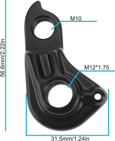 دراجات Derailleur Hanger M12x1.75 متوافق مع Cannondale Trigger Jekyll CK3257 سبيكة الألومنيوم in Saudi Arabia