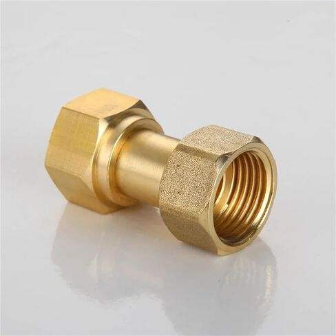 10pcs النحاس سميكة من نوع L-type in-type مفصل 1/2 "3/4" ذكور الخيط الذكور مباشرة من خلال تجهيزات أنابيب أنابيب غاز أنابيب أنابيب المياه (الأحمر) in Saudi Arabia