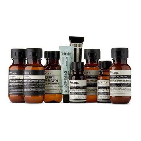 Aesop Amsterdam Travel Kit | Unisex Luxury Skincare & Haircare Set for Travel | TSA-Approved in Kuwait
