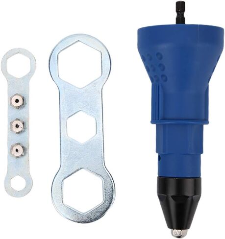 Steel Rivet Adapter Power Tool Accessories for Drilling, Pulling and Tightening Rivets, Suitable for Homework, Made of Steel Material in Saudi Arabia