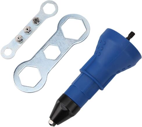 Steel Rivet Adapter Power Tool Accessories for Drilling, Pulling and Tightening Rivets, Suitable for Homework, Made of Steel Material in Saudi Arabia