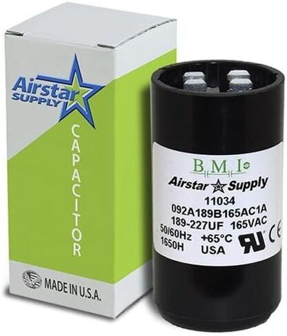 الولايات المتحدة الأمريكية 189-227 MFD UF Electric Motor Start مكثف 165V HVAC 165 VAC V VOLT in Saudi Arabia