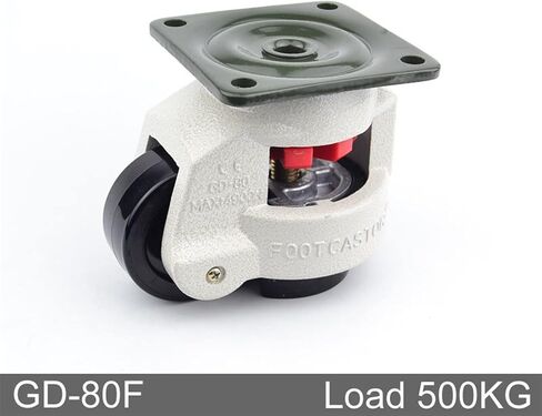 GD-80F LOAD 500 كجم ضبط مستوى العجلة/العجلات الدعم المسطح ، لآلة البيع المعدات الكبيرة in Saudi Arabia