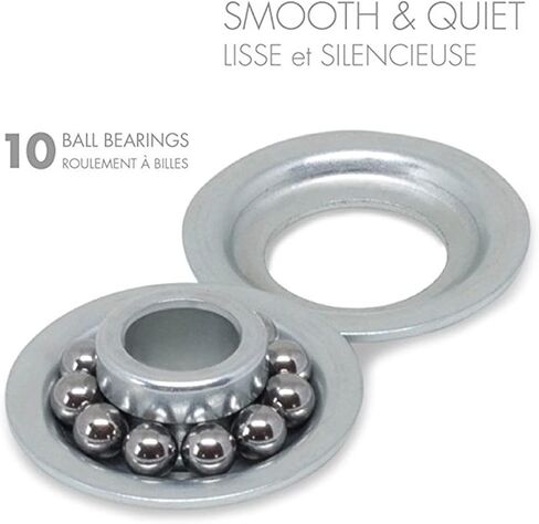 Garage Door Roller Wheel Ball Sealed Bearing 120mm 2 Inch Nylon Amp Steel Wheels 10 Ball-Bearings 4Pcs in Saudi Arabia