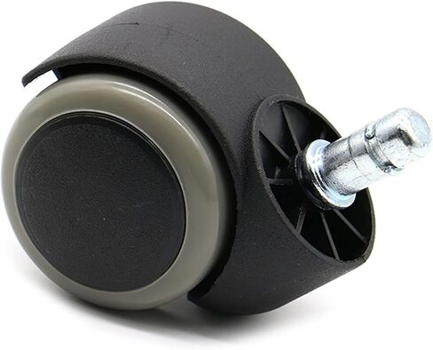 5PCS 2 Inch Caster Replacement 50KG Household Chair Wheel Rubber Safe Roller Furniture Hardware(Gray) in Saudi Arabia