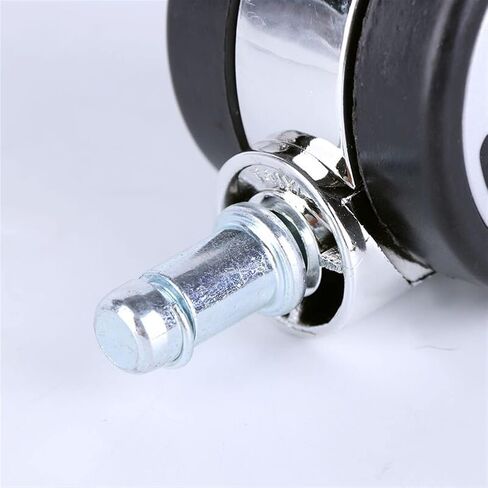 5pcs 2.5 Inch Diameter 60mm Universal Mute Caster Nylon Replacement Swivel Rubber Rollers Wheels(Inserted-11x22mm) in Saudi Arabia