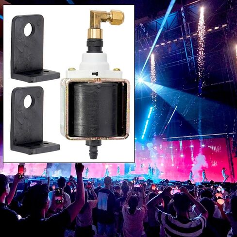 55DCB 48W أضواء المرحلة مضخة زيت Fogger Fogger لـ 2000W 3000W آلة دخان الضباب ، أداء الضغط العالي ، بناء الحديد الزهر ، اللون الأحمر ، AC 110V-220V متوافق (110 فولت) in Saudi Arabia