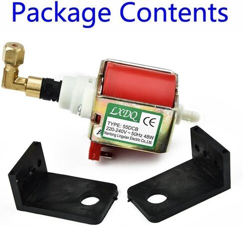 55DCB 48W أضواء المرحلة مضخة زيت Fogger Fogger لـ 2000W 3000W آلة دخان الضباب ، أداء الضغط العالي ، بناء الحديد الزهر ، اللون الأحمر ، AC 110V-220V متوافق (110 فولت) in Saudi Arabia