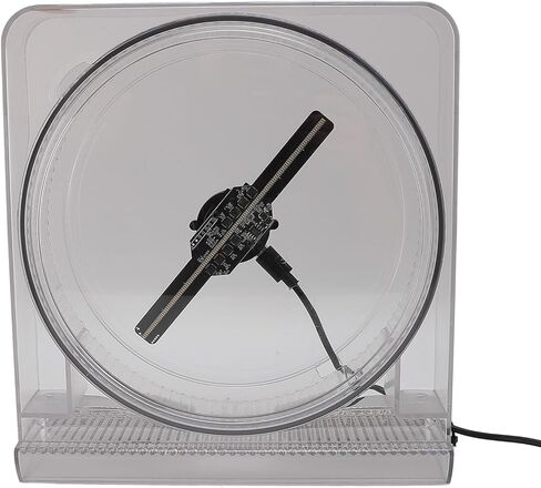 Zunate ثلاثية الأبعاد جهاز الإسقاط - عرض سطح المكتب مع دقة HD 2000 × 14 ، 128 مصابيح LED ، مدعوم من USB ، التحكم في التطبيق ، المتجر ، الإعلان in Saudi Arabia