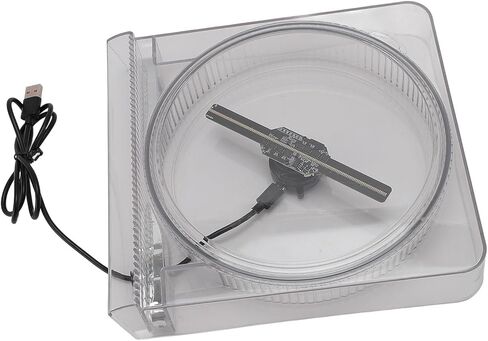 Zunate ثلاثية الأبعاد جهاز الإسقاط - عرض سطح المكتب مع دقة HD 2000 × 14 ، 128 مصابيح LED ، مدعوم من USB ، التحكم في التطبيق ، المتجر ، الإعلان in Saudi Arabia
