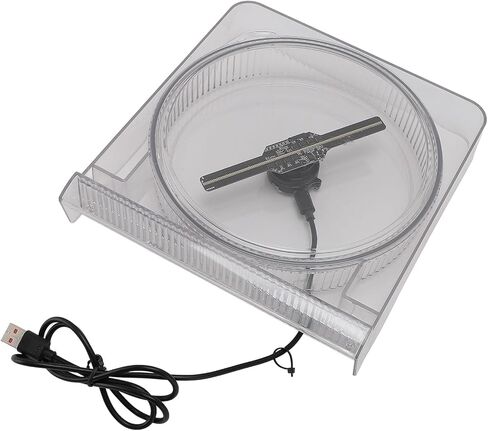 Zunate ثلاثية الأبعاد جهاز الإسقاط - عرض سطح المكتب مع دقة HD 2000 × 14 ، 128 مصابيح LED ، مدعوم من USB ، التحكم في التطبيق ، المتجر ، الإعلان in Saudi Arabia