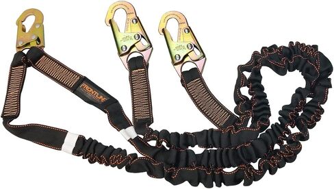 Frontline LIS62S Combat ™ 6 'ساق مزدوجة Snaphook Lanyard مع امتصاص الصدمات الداخلي | أنسي و OSHA in Saudi Arabia