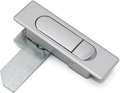 Zinc Alloy Foundation Box Equipment Door Special Lock Electric Cabinet Door Communication Box Cabinets Plane Locks(4sets-509-2-silver) in Kuwait