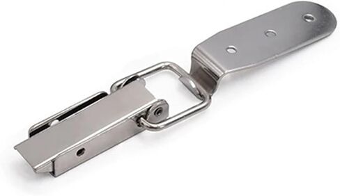 5Pcs DK505 Two Kinds of Materials Metal Spring Toggle Latch Catch Clasp for Case Latch Hook Lock Latch(5pcs-505-304 Steel) in Kuwait