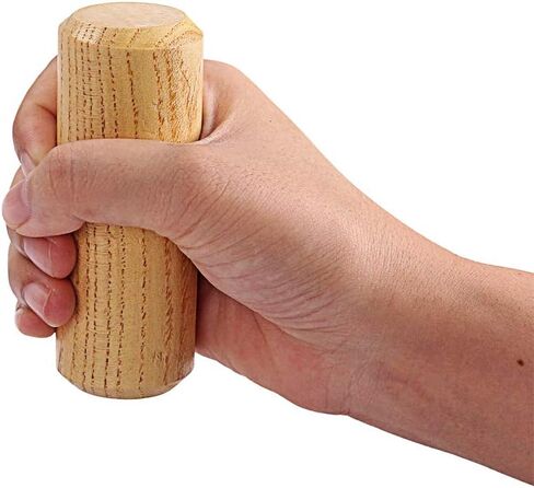 Alnicov Sand Hammer Percussion Instrument,Wooden Natural Rhythm Maracas,Suitable for the Performance of Kahun Drum Guitar Ukulele Banjo in Saudi Arabia