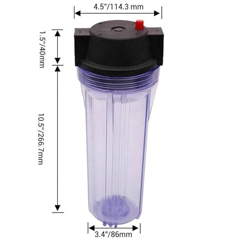 Homebrew Water Filter Kit Single Stage 10" Fit 3/8"(9mm) Inner Diameter Hose in Saudi Arabia