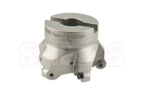 Shars 2-1/2 "5 Flutes Round Face Mill RCKT 1204 إدراج جديد 404-8025 P [ in Saudi Arabia