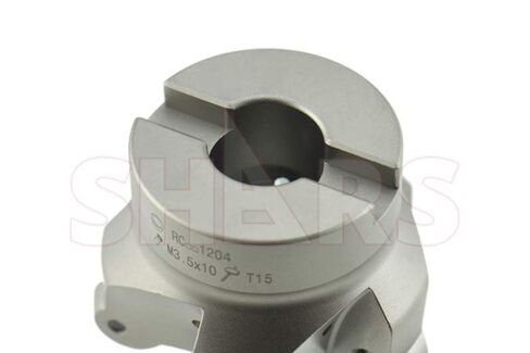 Shars 2-1/2 "5 Flutes Round Face Mill RCKT 1204 إدراج جديد 404-8025 P [ in Saudi Arabia