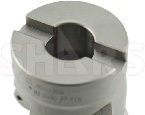 Shars 2 "4 flutes Round Round Face Mill RCKT 1204 أدخل جديد 404-8024 P [ in Saudi Arabia