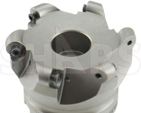 SHARS 3" 6 Flutes Round Indexable Face Mill RCKT 1204 Insert New 404-8026 P[ in Saudi Arabia