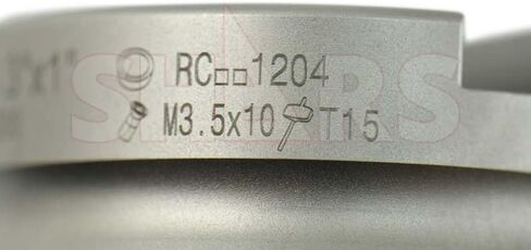 SHARS 3" 6 Flutes Round Indexable Face Mill RCKT 1204 Insert New 404-8026 P[ in Saudi Arabia