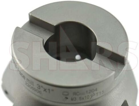 SHARS 3" 6 Flutes Round Indexable Face Mill RCKT 1204 Insert New 404-8026 P[ in Saudi Arabia