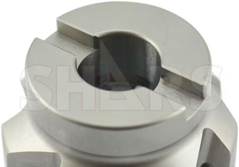 Shars 3" Coolant 90° 7 Flutes Indexable Face Mill APKT APET APMT 1604 7 Flutes + Certificate New 404-2428W S[ in Saudi Arabia