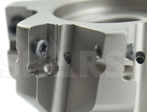 Shars 3" Coolant 90° 7 Flutes Indexable Face Mill APKT APET APMT 1604 7 Flutes + Certificate New 404-2428W S[ in Saudi Arabia
