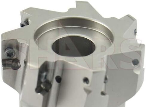 Shars 3" Coolant 90° 7 Flutes Indexable Face Mill APKT APET APMT 1604 7 Flutes + Certificate New 404-2428W S[ in Saudi Arabia