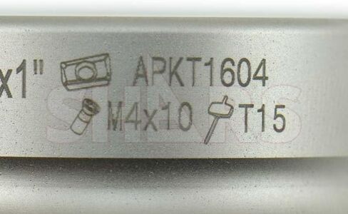 Shars 3" Coolant 90° 7 Flutes Indexable Face Mill APKT APET APMT 1604 7 Flutes + Certificate New 404-2428W S[ in Saudi Arabia