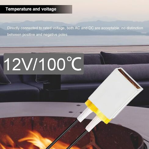 4 PCS PTC عنصر تسخين لوحة التدفئة الكهربائية الأساسية درجة الحرارة الثابتة لوحة التدفئة AC/DC 12V/100 ℃/1-5W قذيفة الألومنيوم مع PD/QC وحدة شرك الجهد القابل للتعديل in Kuwait