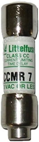 Littelfuse CCMR-7, 7 Amp 600V Midget, Time Delay, Current Limiting Class CC Rejection Cartridge Fuses by Littelfuse in Saudi Arabia