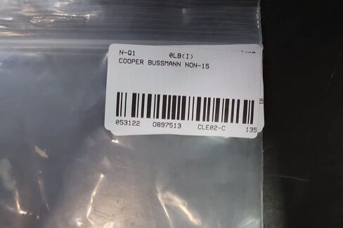 Box of 10 COOPER BUSSMANN NON-15 BUSS K5 15A AMP 250V-AC Cartridge Fuse in Saudi Arabia