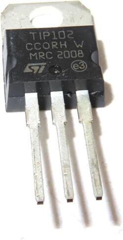 10pcs Tip102 Tip105 Tip107 To-220 PNP/NPN قناة دارلينجتون ترانسستور 60V/100V 8A (TIP107) in Saudi Arabia