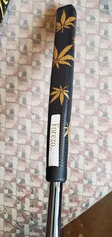 قبضة Gold Gold Putter-قبضة غولف غير قابلة للانزلاق متوسطة الحجم لمعظم الأندية ، والشعور المريح وسهل التحكم-هدية الجولف الجديدة للرجال ، وتصميم أوراق الحياة الخضراء in Saudi Arabia