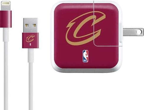Skinit Decal بشرة أخرى متوافقة مع Apad Charger (10W USB) - NBA Cleveland Cavaliers مرخصة رسميًا تصميم شعار كبير in Saudi Arabia
