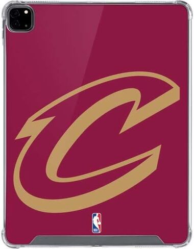 Skinit Clear Tablet Case Compatible with iPad Pro 12.9in (2020) - Officially Licensed NBA Cleveland Cavaliers Large Logo Design in Saudi Arabia