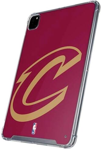 Skinit Clear Tablet Case Compatible with iPad Pro 12.9in (2020) - Officially Licensed NBA Cleveland Cavaliers Large Logo Design in Saudi Arabia
