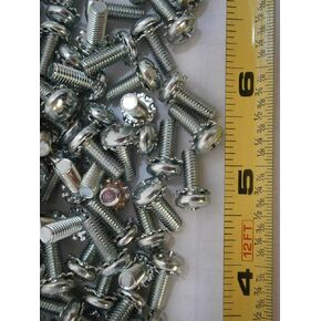 حزمة جديدة من المسمار المسمار 10-32 × 1/2 Phillips Pan Head Ext Steel الزنك الكثير من 75#2820 متعددة الأغراض مجموعة متنوعة شاملة للأجهزة Wnynenh05271 in Saudi Arabia