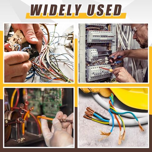 Kingdder 20 PCS 6 AWG Gauge Connector Nut Kit لـ 80 أمبير مع 20 أنابيب تقليص الحرارة و 40 مسامير و 1 مفتاح وجع 6 AWG كتلة اتصال سريعة in Saudi Arabia