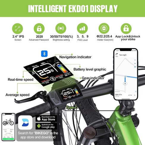 750W TSDZ8 Mid Drive Ebike Conversion kit for Upgraded Tongsheng Mid- Drive Kit with Battery,High Power Torque Sensor Mid-Mounted Motor with EKD01 Display for 68-73MM BB Road/City/Mountain Bike in Kuwait
