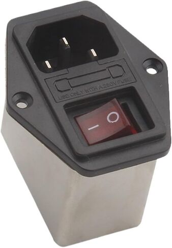 CW2B-10A-T with Light IEC Socket Filter with Switch CW2B-6A-T, CW2B-3A-T(Cw2b-10a-twithredswitch) in Saudi Arabia